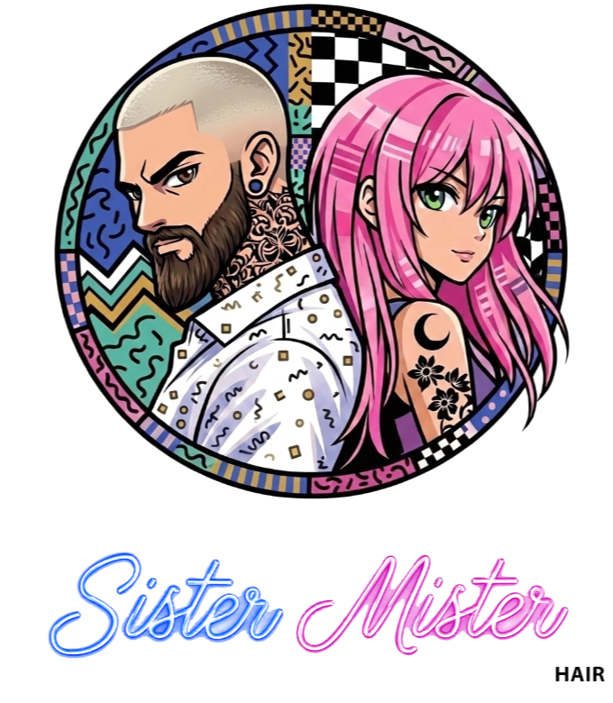 SisterMister Hair logo